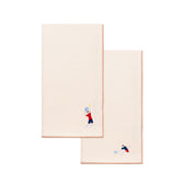 Ecru Nazaré napkins with retro embroidery - Torres Novas