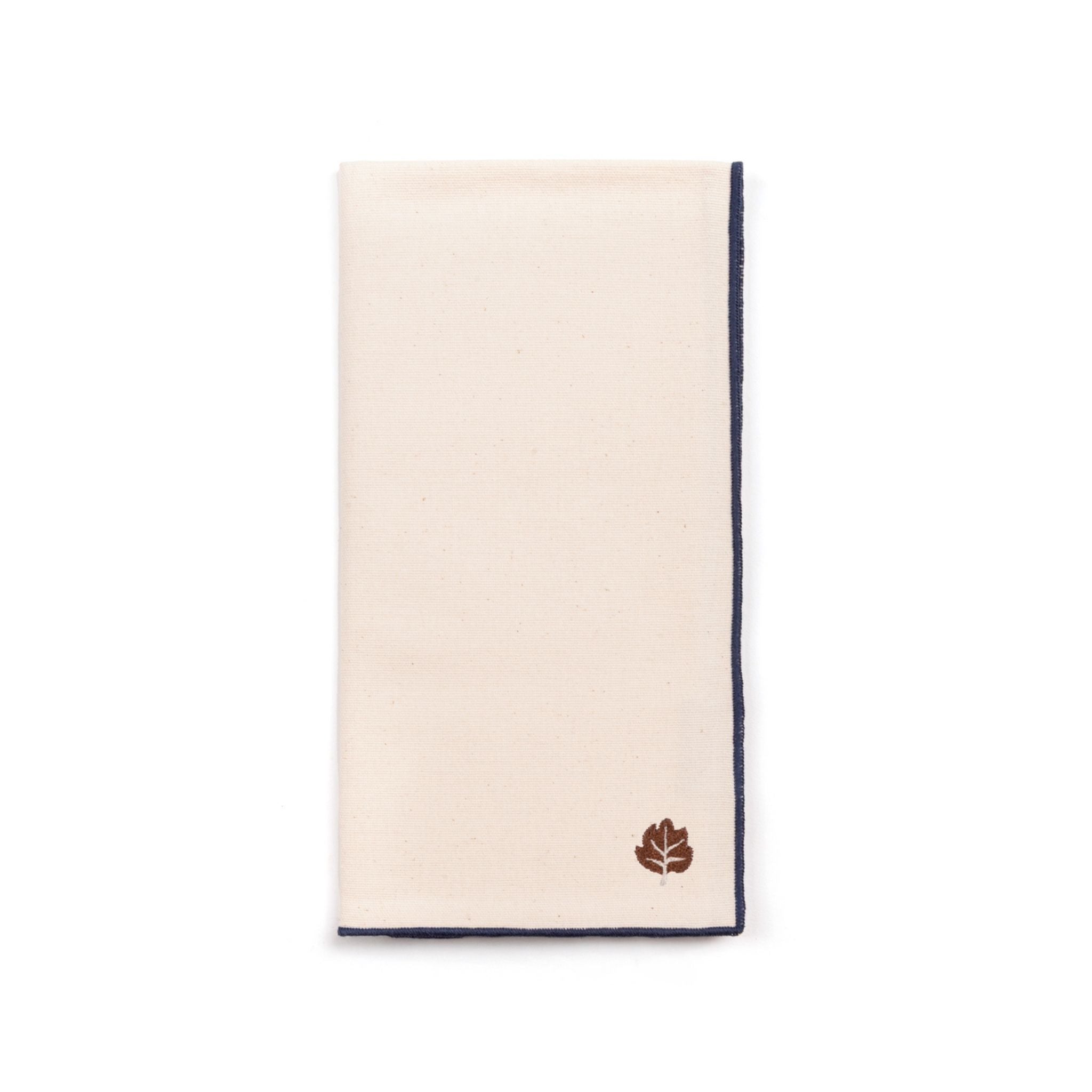 Ecru Nazaré napkins with autumn embroidery