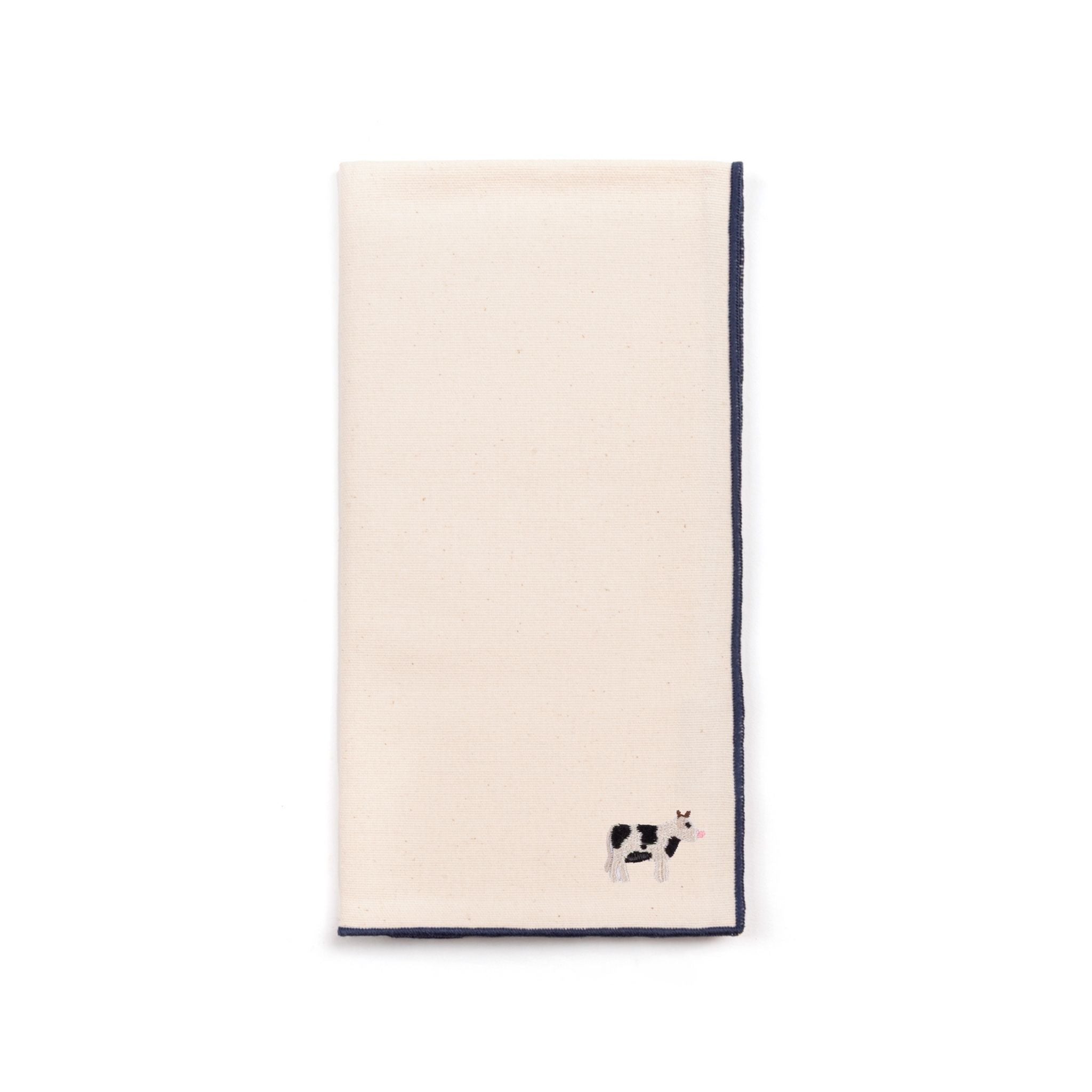 Ecru Nazaré napkins with farm embroidery - Torres Novas