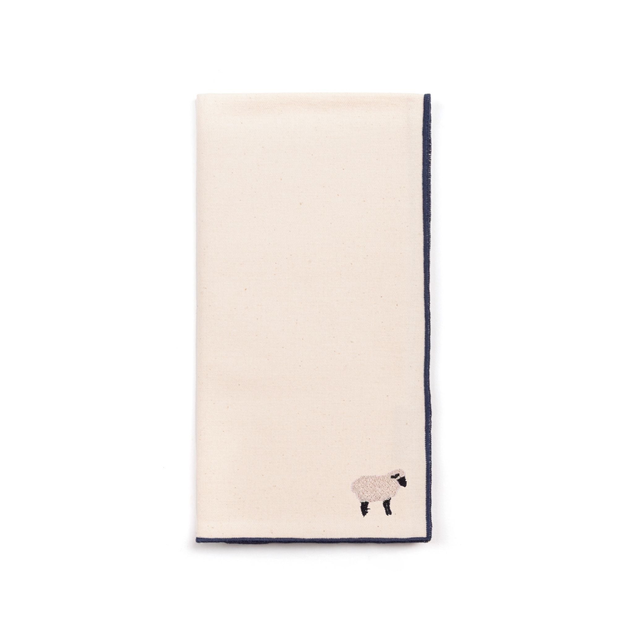 Ecru Nazaré napkins with farm embroidery - Torres Novas