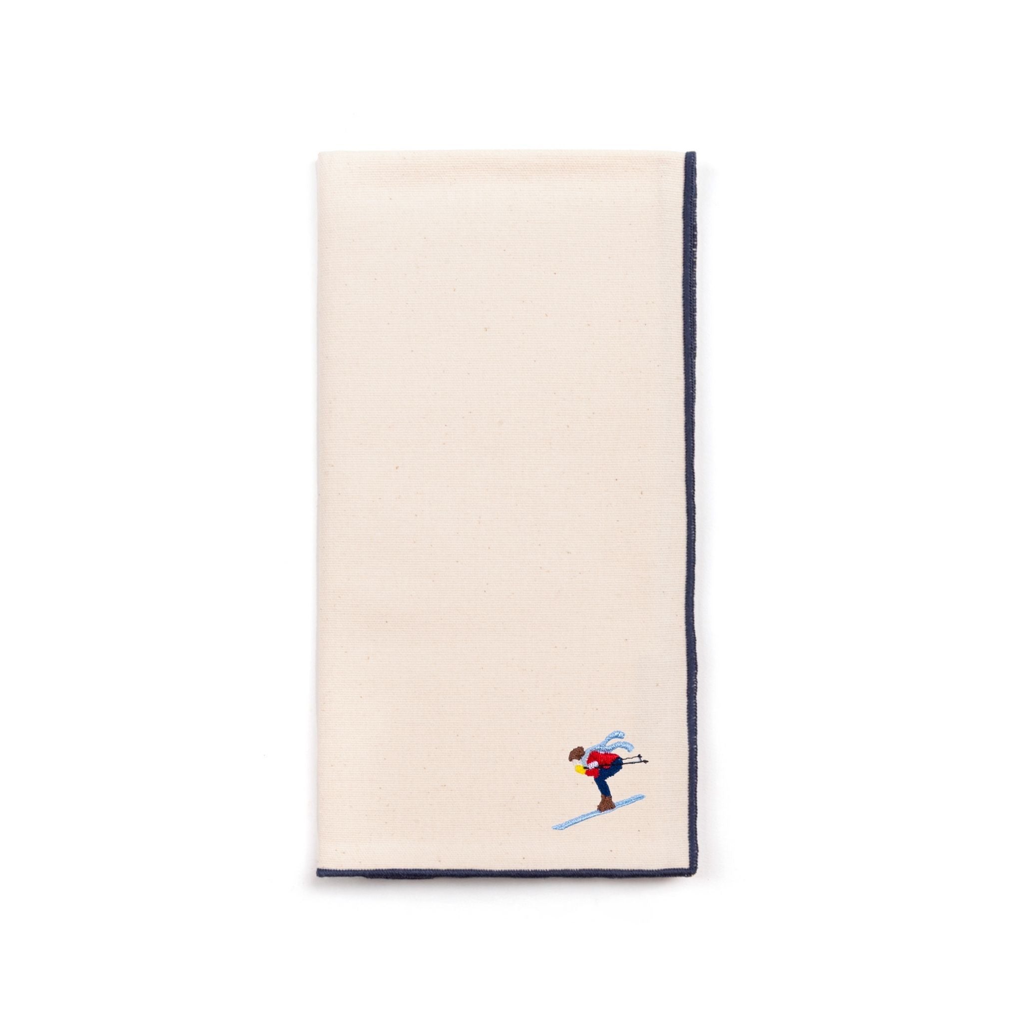 Ecru Nazaré napkins with retro embroidery - Torres Novas