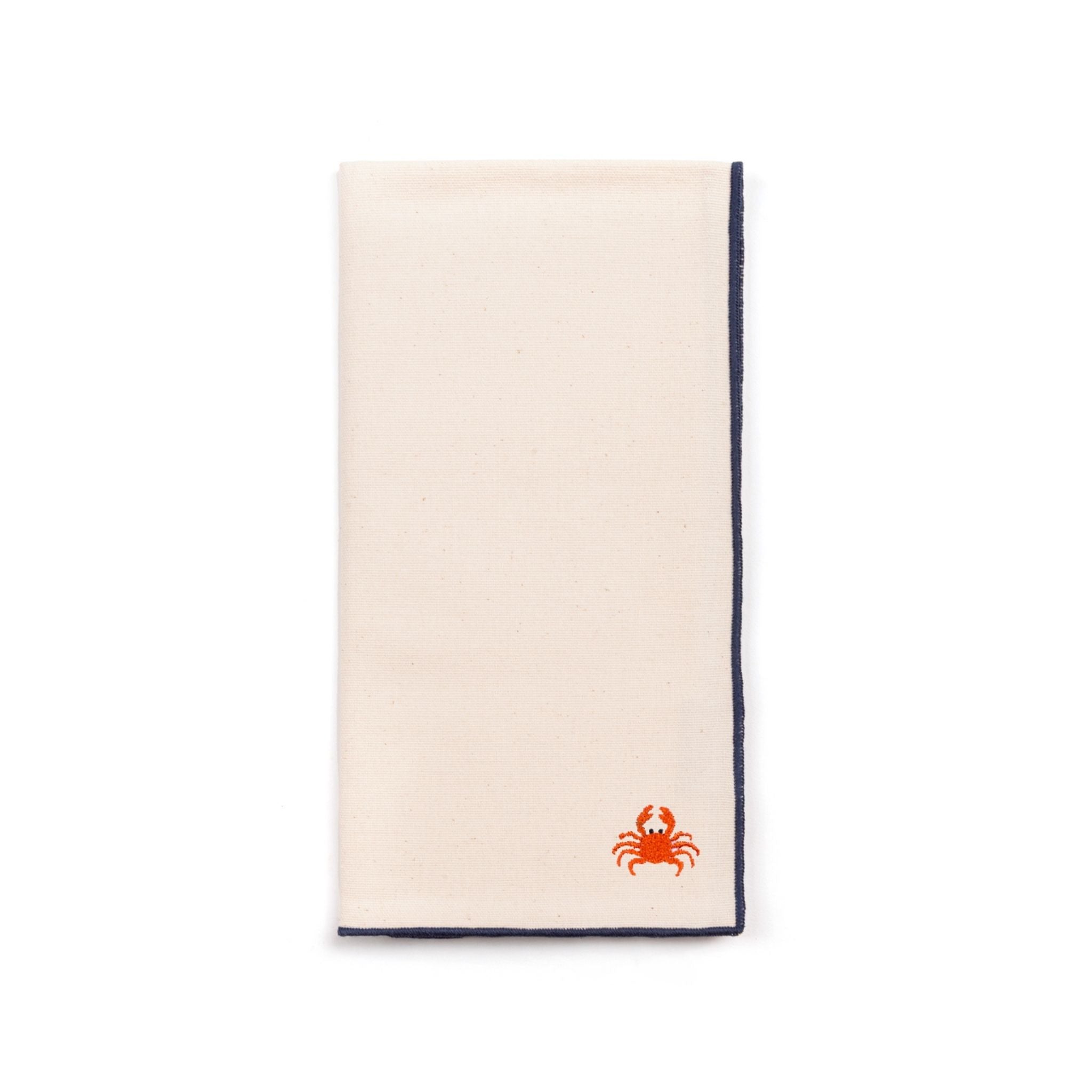 Ecru Nazaré napkins with summer embroidery