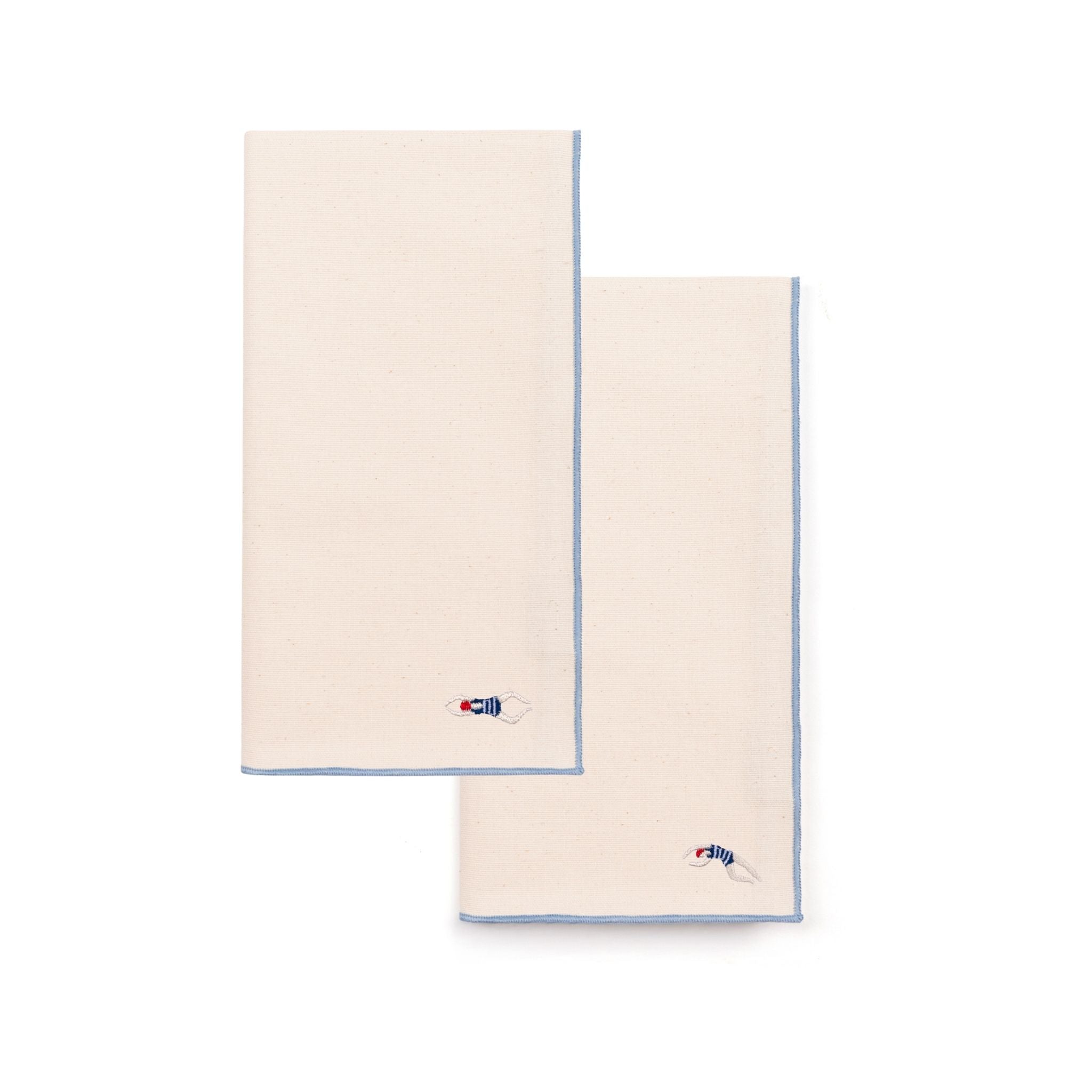 Ecru Nazaré napkins with retro embroidery - Torres Novas