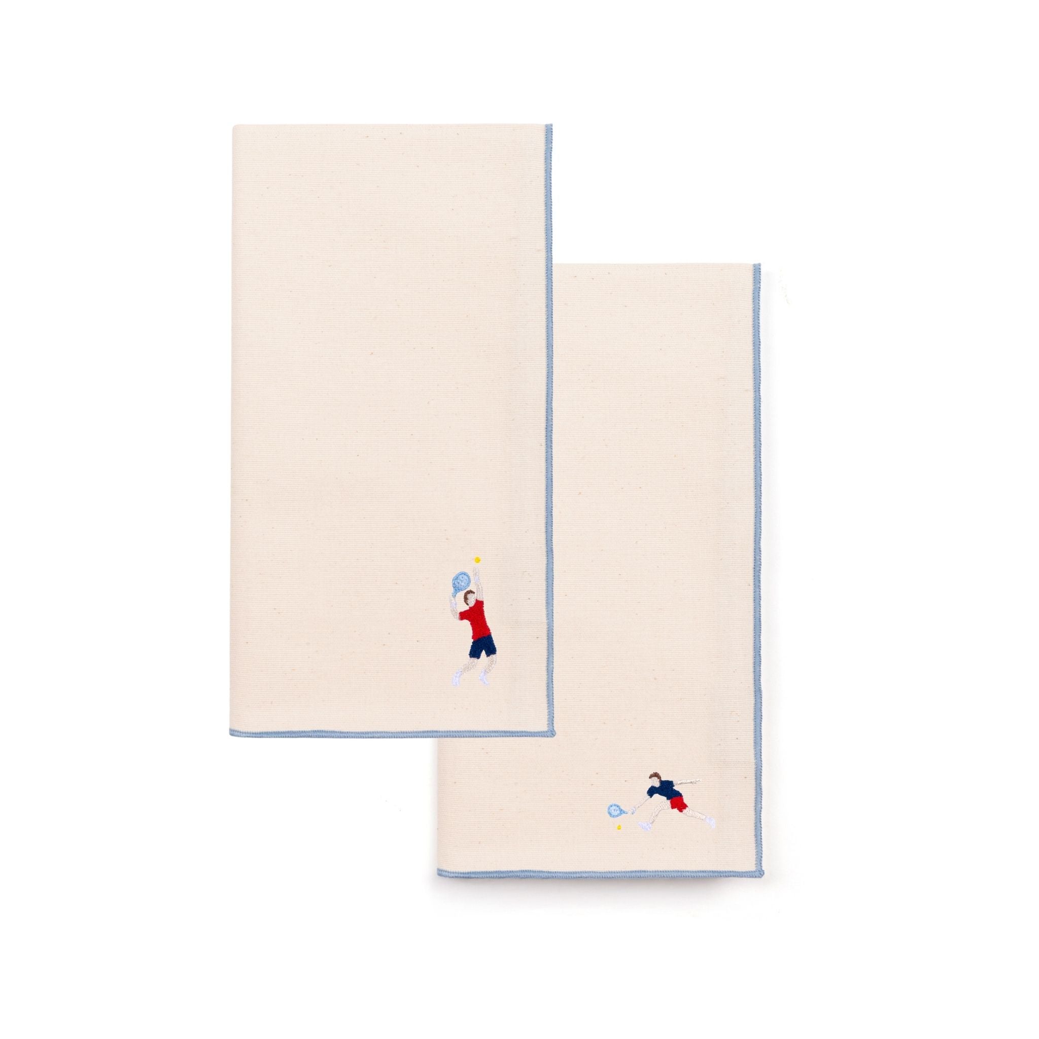 Ecru Nazaré napkins with retro embroidery - Torres Novas