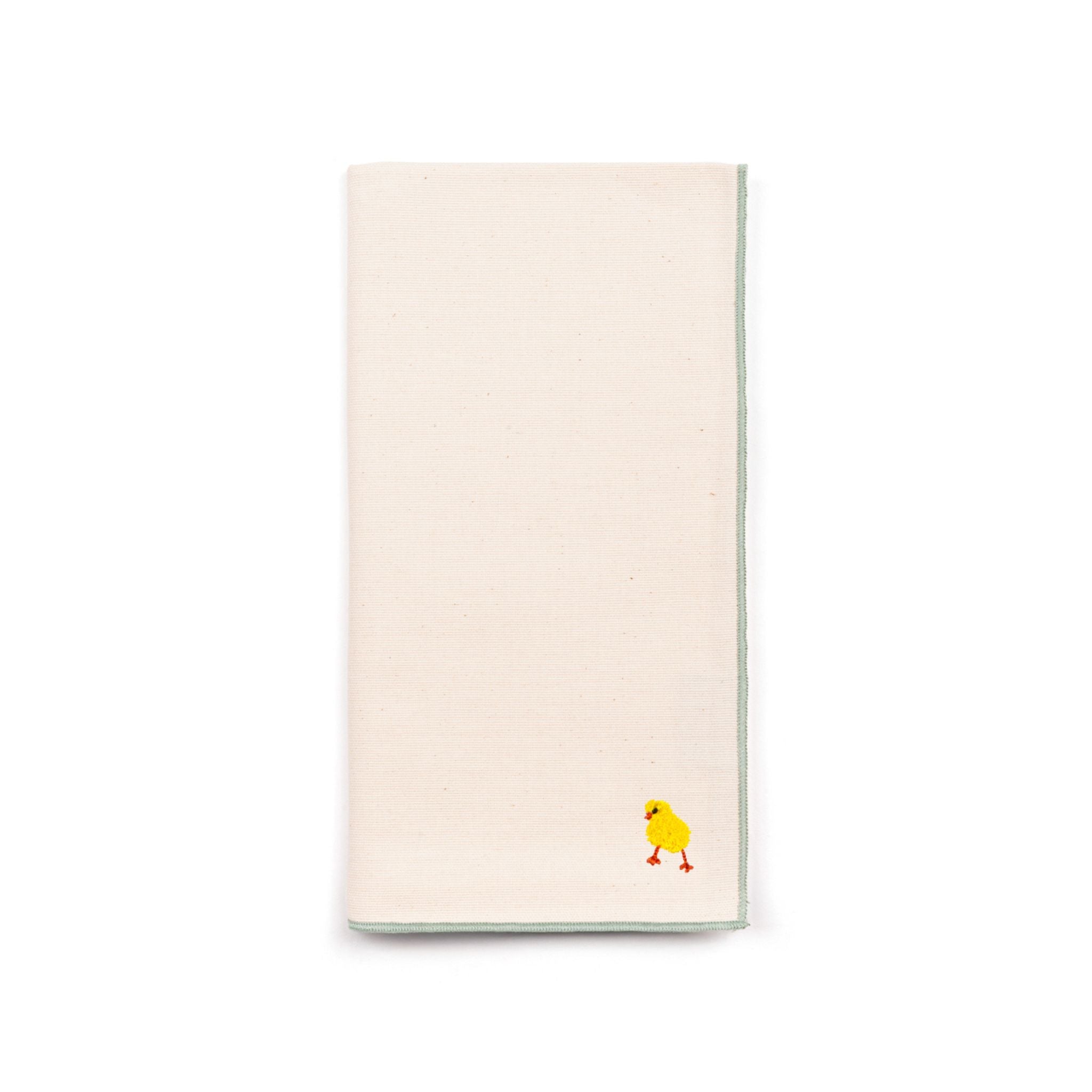 Ecru Nazaré napkins with easter embroidery - Torres Novas