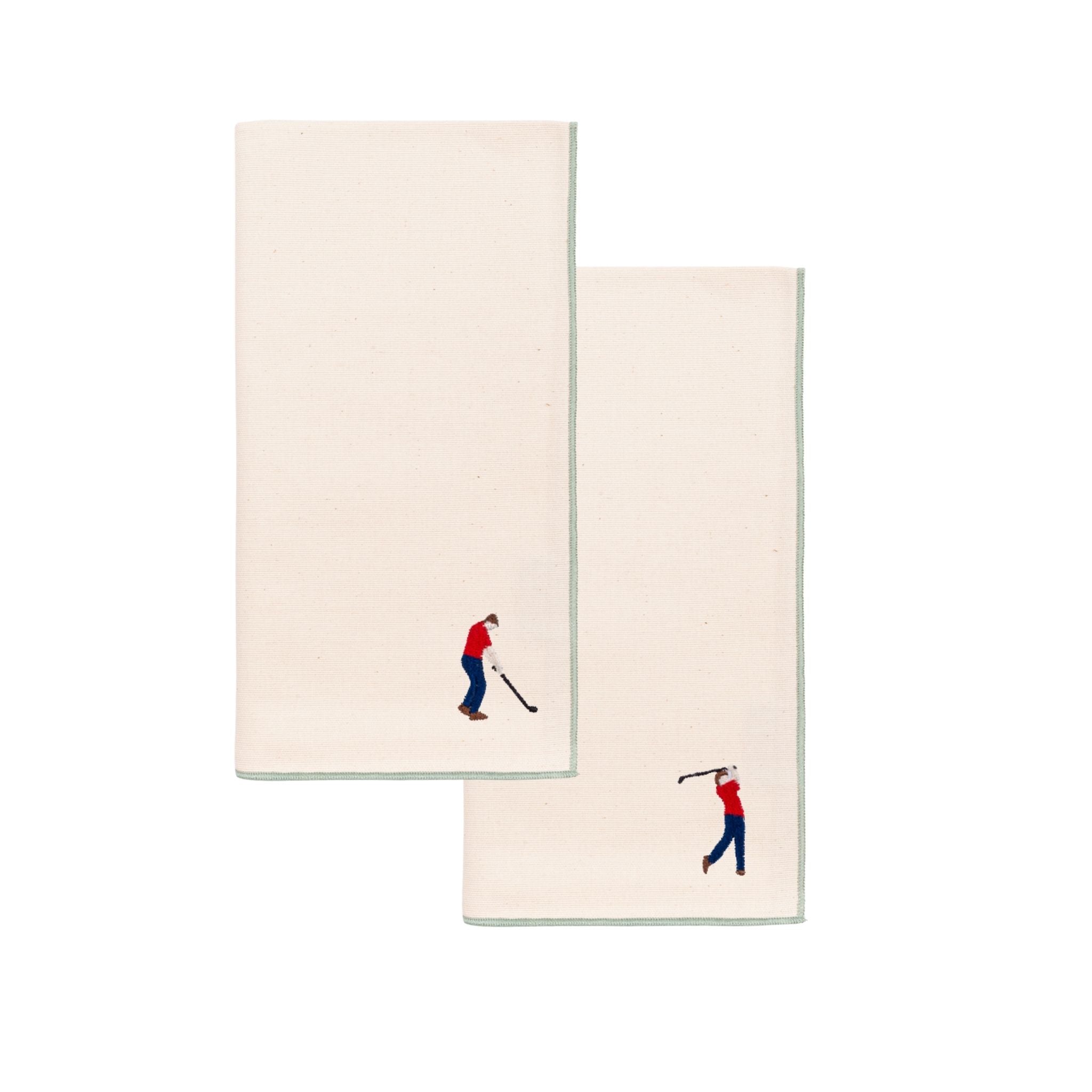 Ecru Nazaré napkins with retro embroidery - Torres Novas