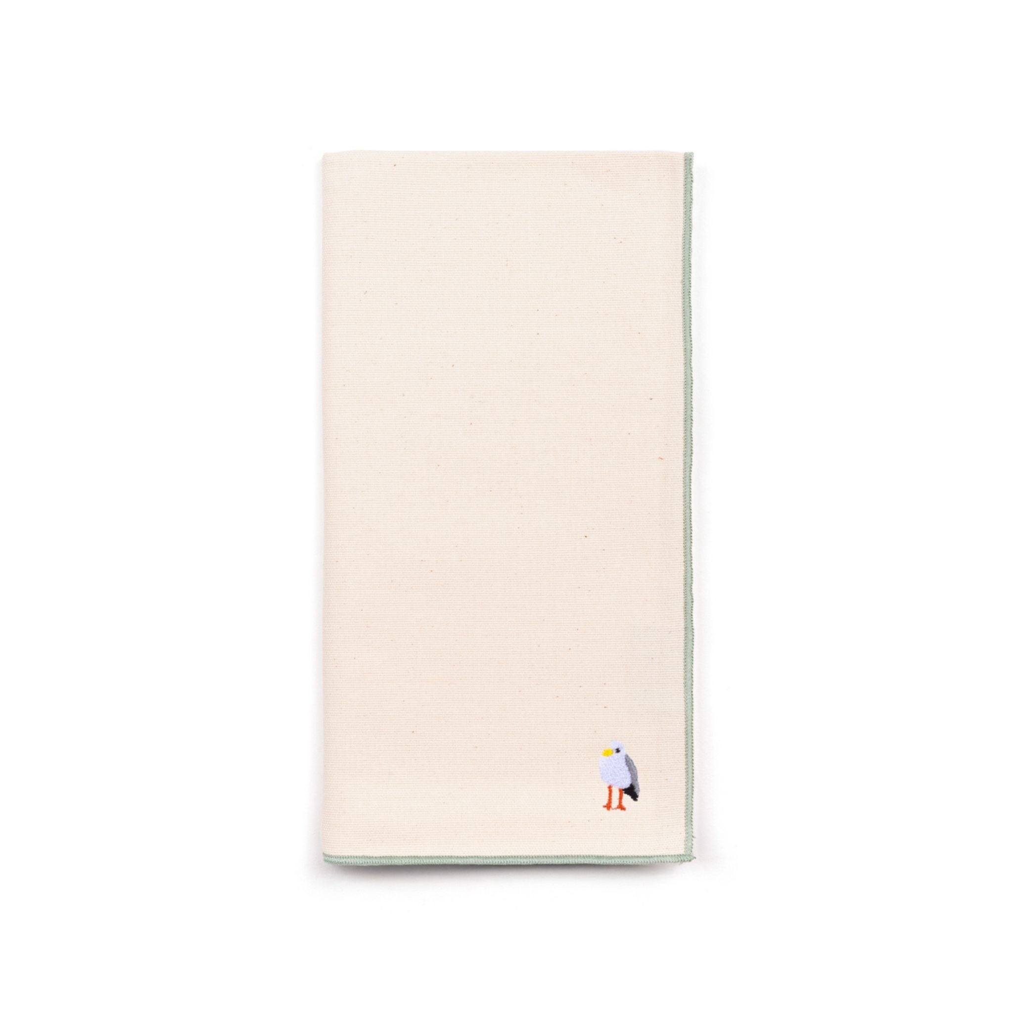 Ecru Nazaré napkins with summer embroidery - Torres Novas