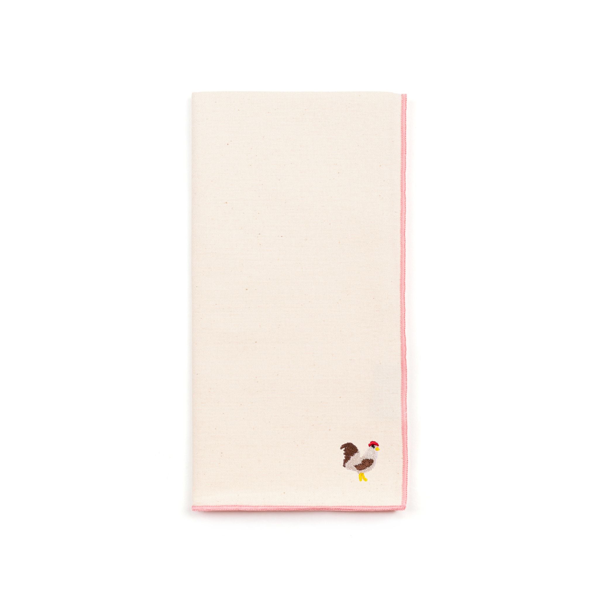 Ecru Nazaré napkins with farm embroidery - Torres Novas