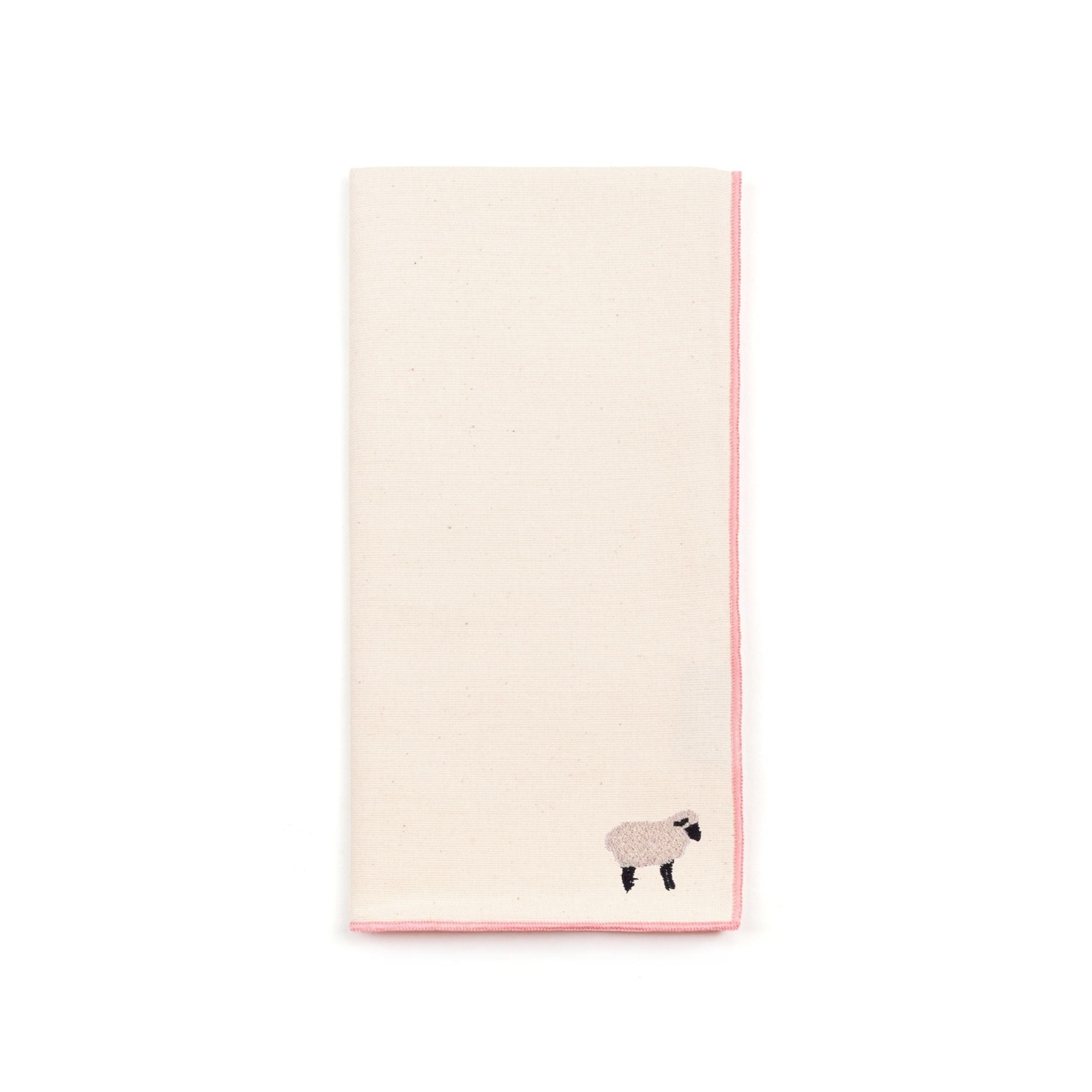 Ecru Nazaré napkins with farm embroidery - Torres Novas