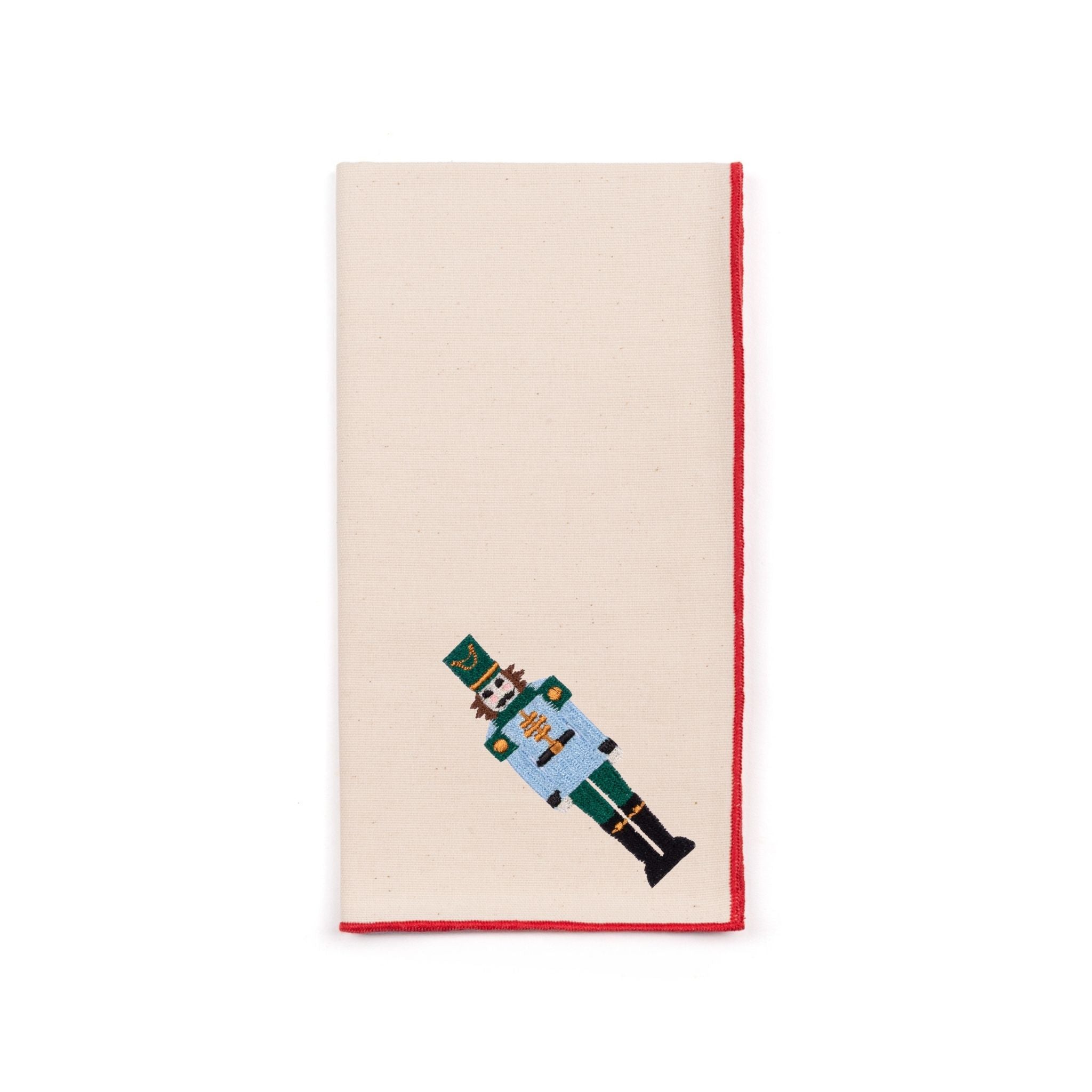 Ecru Nazaré napkins with christmas embroidery - Torres Novas