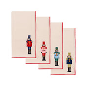 Ecru Nazaré napkins with nutcracker embroidery - Torres Novas
