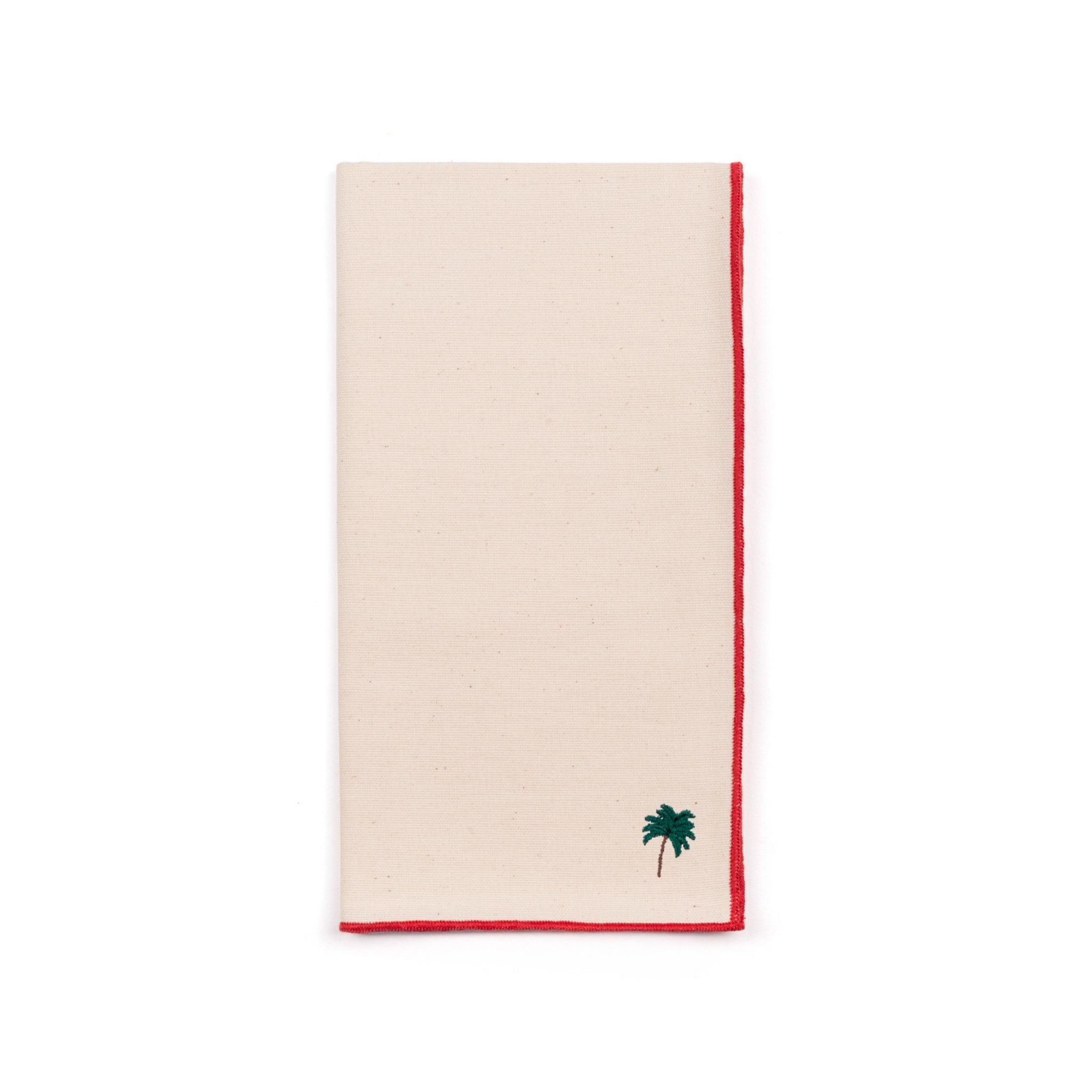 Ecru Nazaré napkins with summer embroidery - Torres Novas