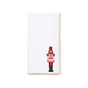 White Nazaré napkins with nutcracker embroidery - Torres Novas