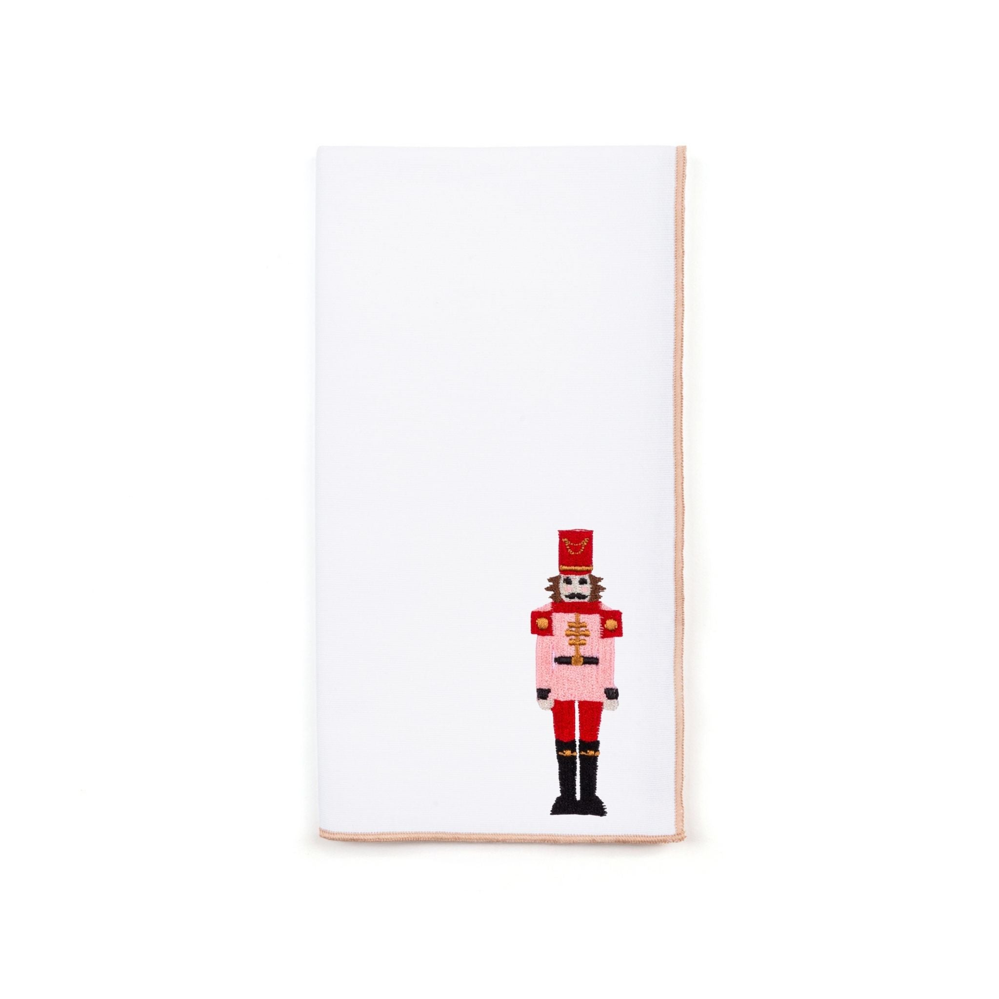 White Nazaré napkins with nutcracker embroidery - Torres Novas