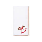 White Nazaré napkins with horse embroidery - Torres Novas