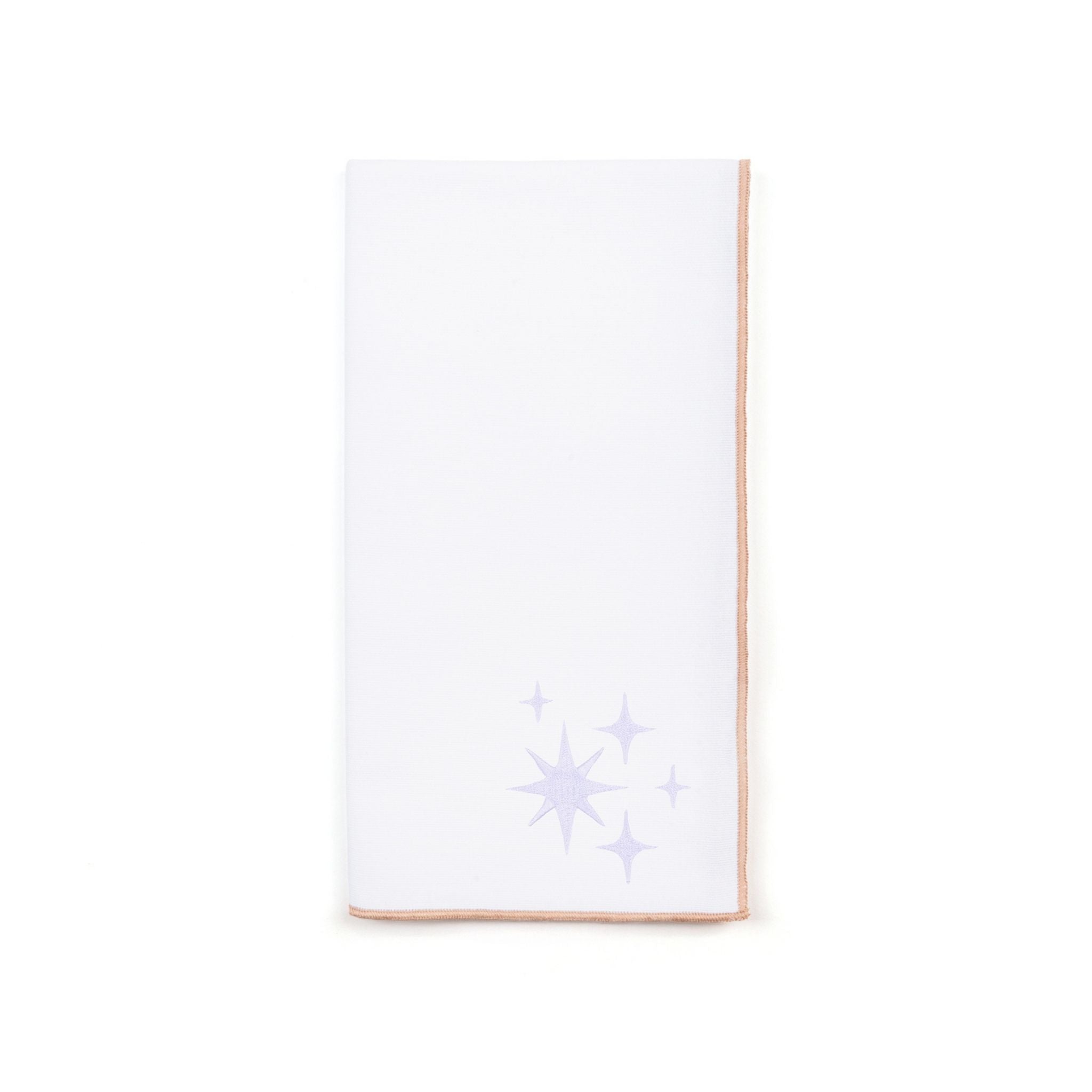 White Nazaré napkins with stars embroidery - Torres Novas