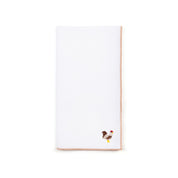 White Nazaré napkins with farm embroidery - Torres Novas