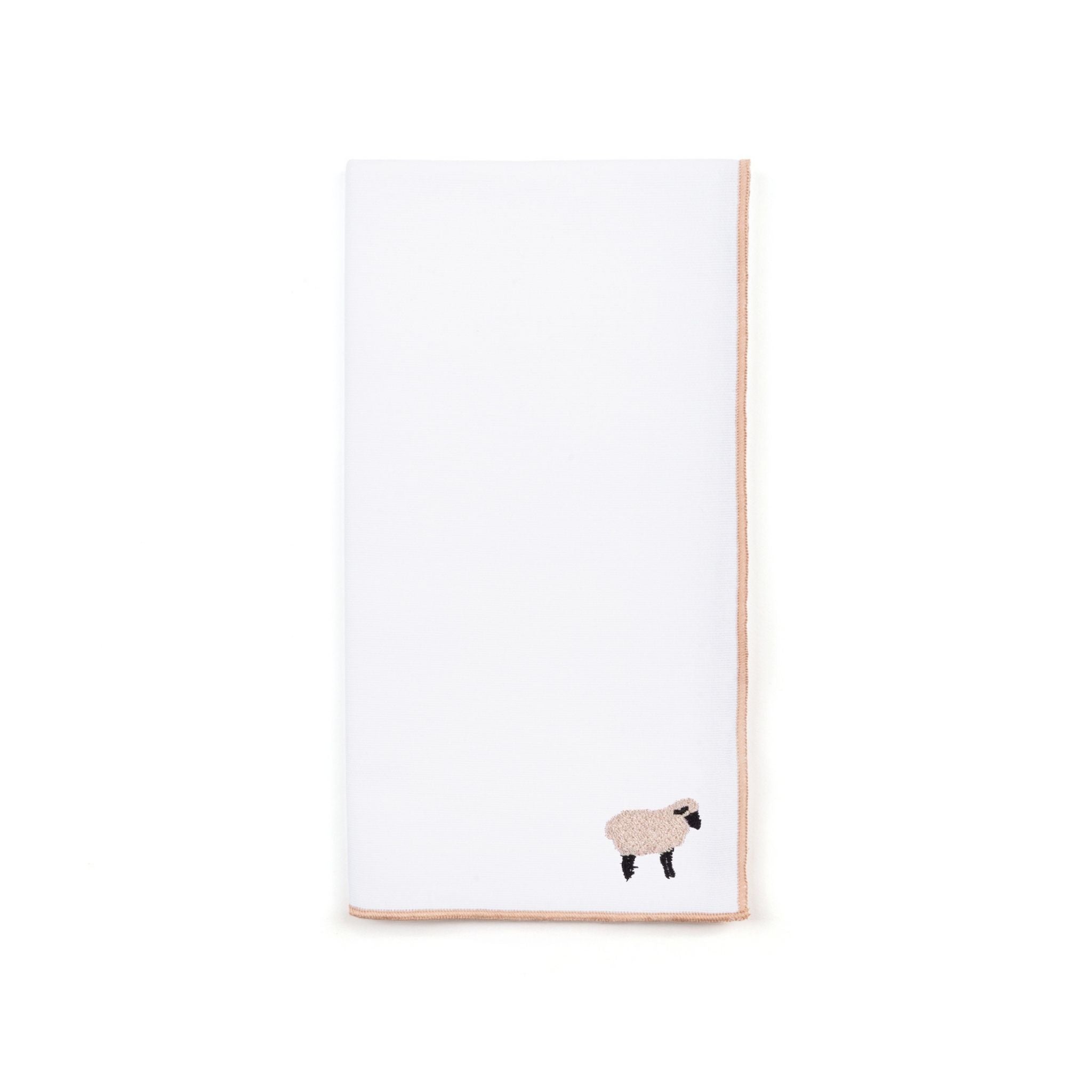 White Nazaré napkins with farm embroidery - Torres Novas