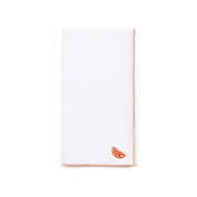 White Nazaré napkins with fruit embroidery - Torres Novas