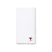 White Nazaré napkins with retro embroidery - Torres Novas
