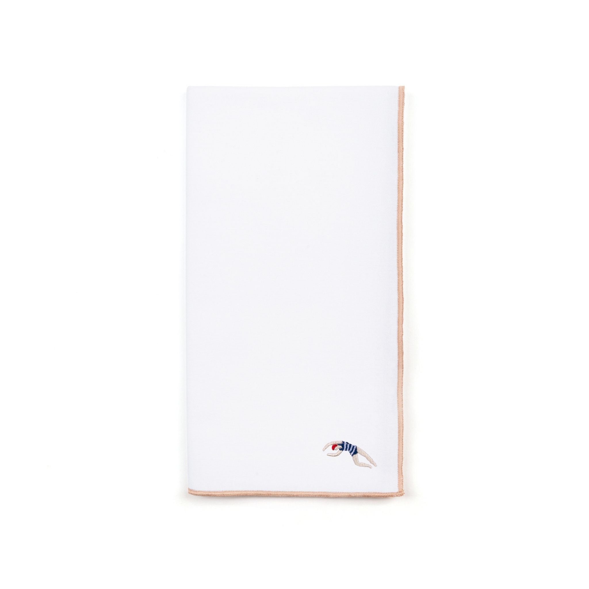 White Nazaré napkins with retro embroidery - Torres Novas