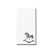 White Nazaré napkins with horse embroidery - Torres Novas
