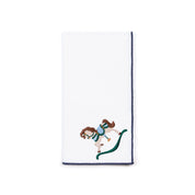 White Nazaré napkins with horse embroidery - Torres Novas