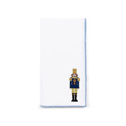 White Nazaré napkins with nutcracker embroidery - Torres Novas