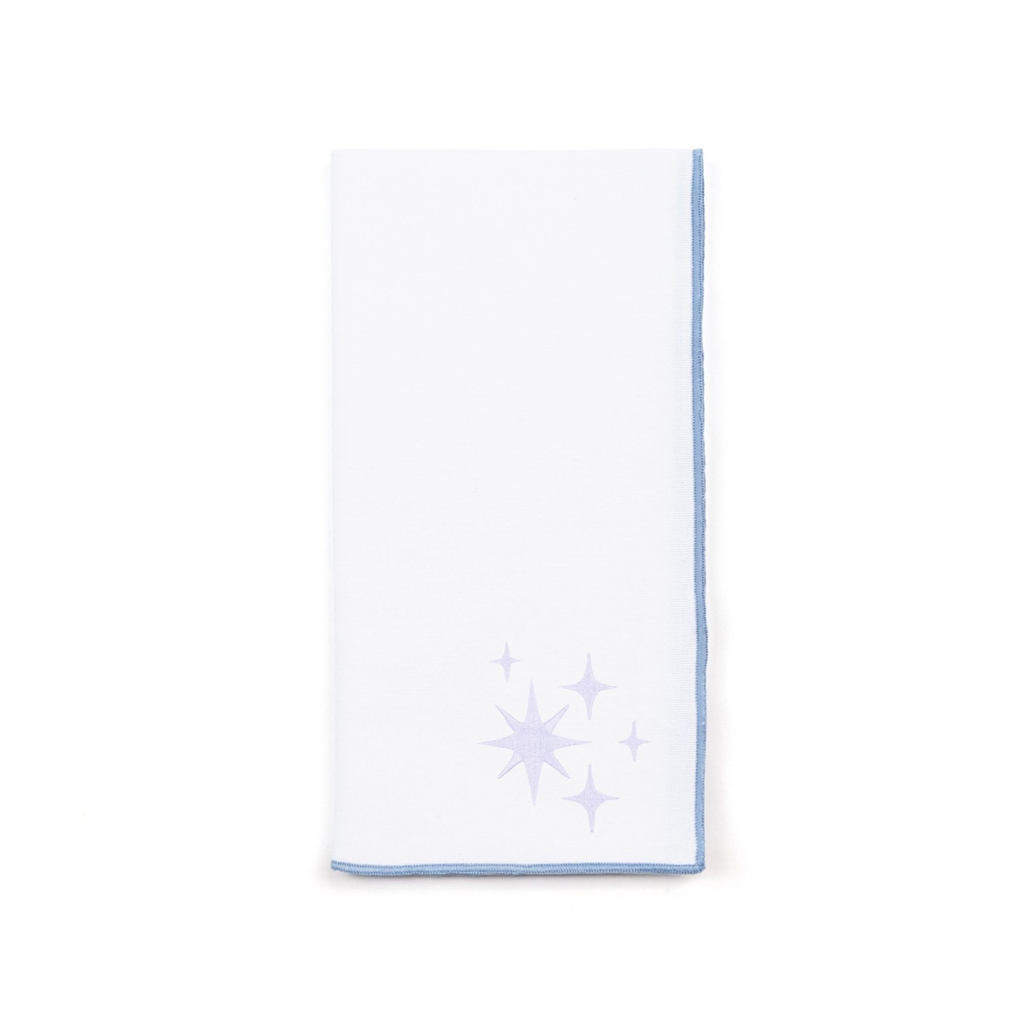 White Nazaré napkins with stars embroidery - Torres Novas