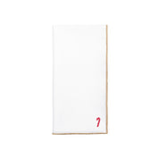 White Nazaré napkins with small christmas embroidery - Torres Novas