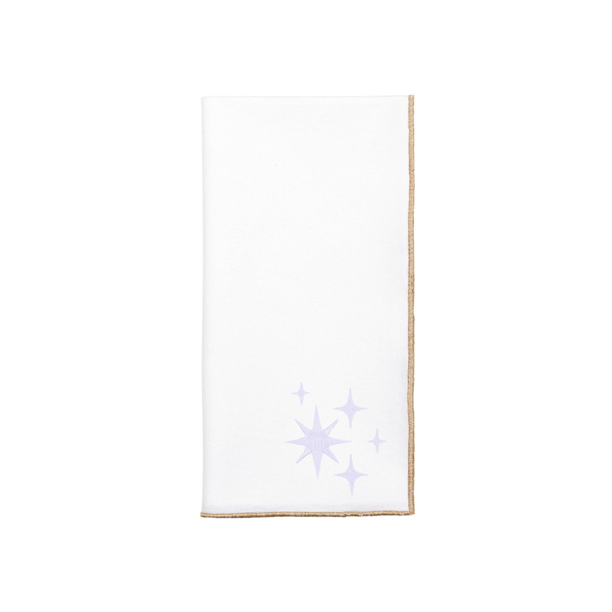 White Nazaré napkins with stars embroidery - Torres Novas