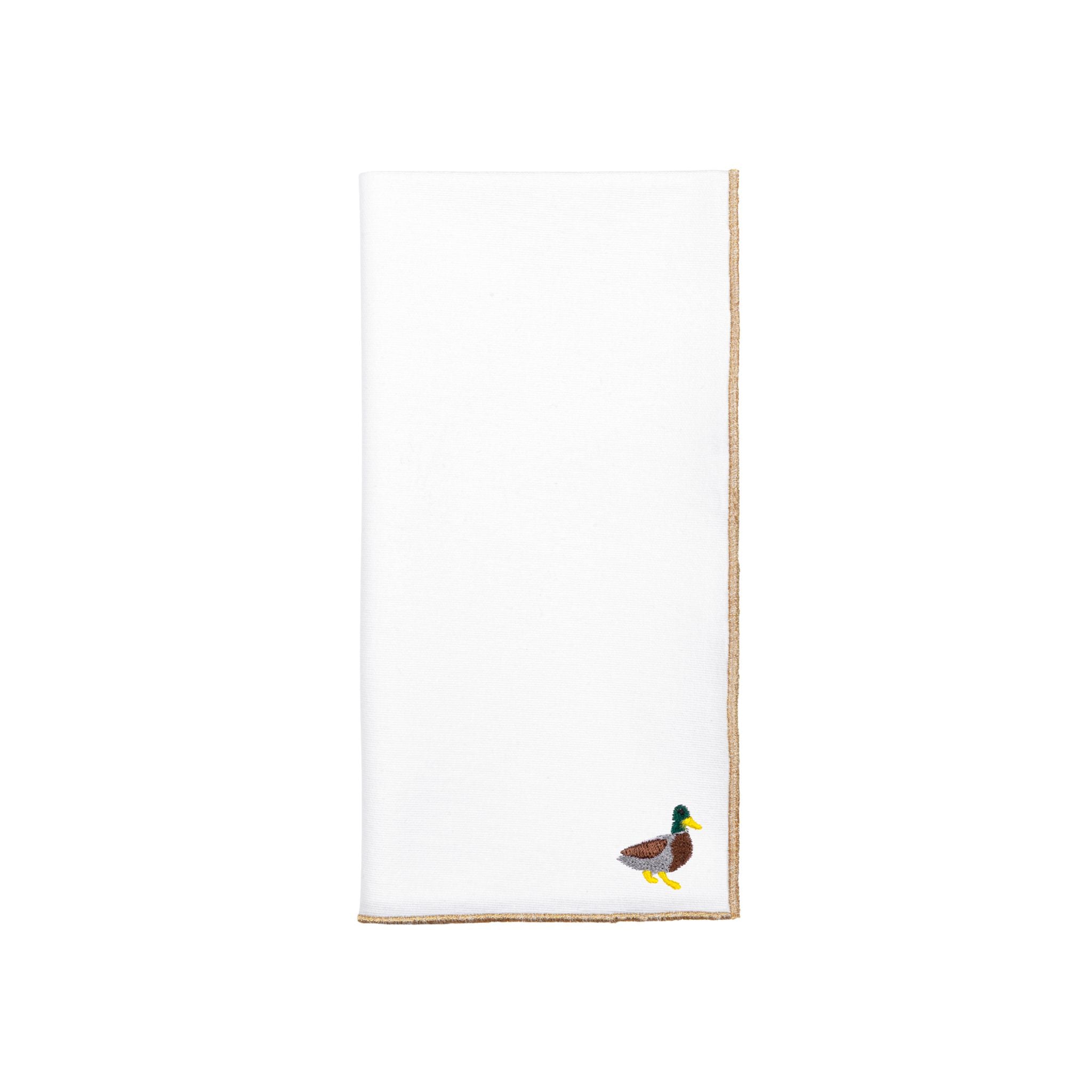 White Nazaré napkins with farm embroidery - Torres Novas