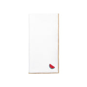 White Nazaré napkins with fruit embroidery - Torres Novas
