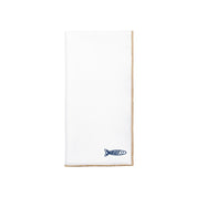 White Nazaré napkins with Portugal embroidery - Torres Novas