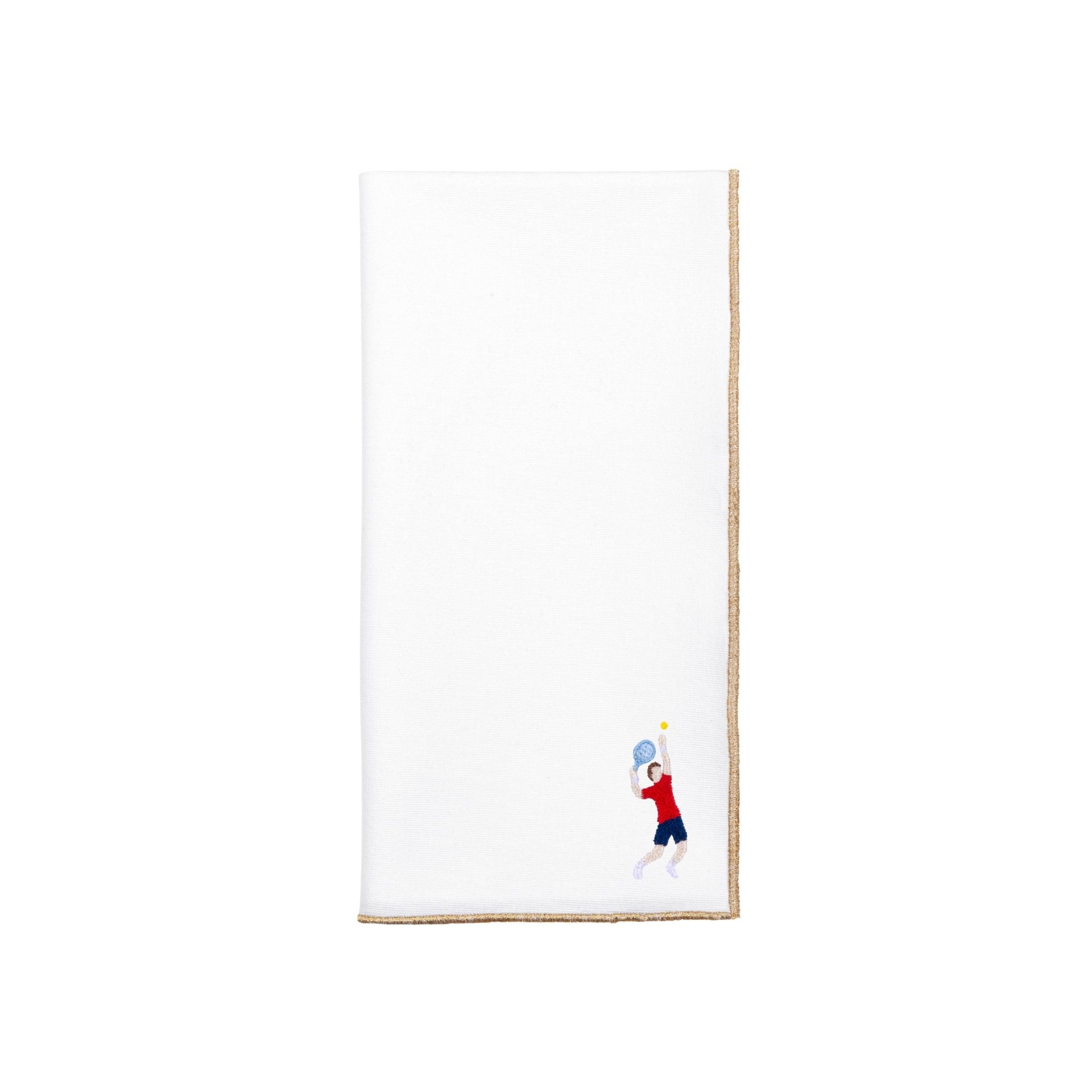 White Nazaré napkins with retro embroidery - Torres Novas