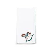 White Nazaré napkins with horse embroidery - Torres Novas