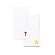 White Nazaré napkins with easter embroidery - Torres Novas