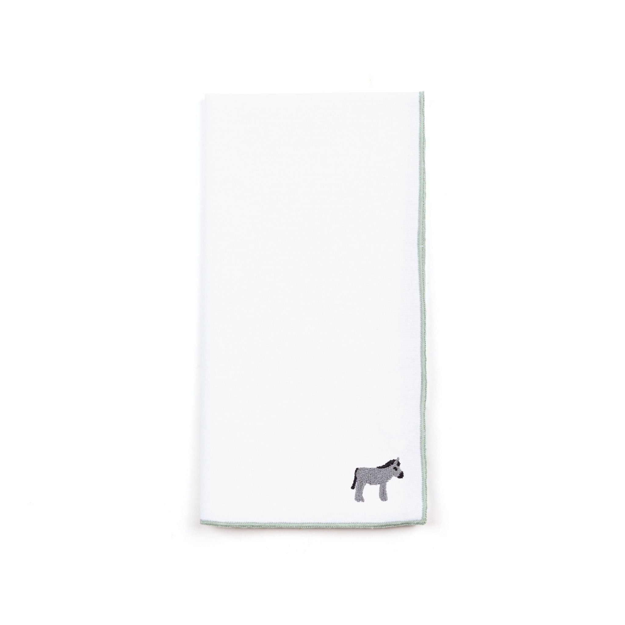 White Nazaré napkins with farm embroidery - Torres Novas