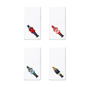 White Nazaré napkins with nutcracker embroidery - Torres Novas