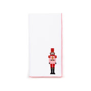 White Nazaré napkins with nutcracker embroidery - Torres Novas