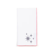 White Nazaré napkins with stars embroidery - Torres Novas