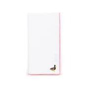 White Nazaré napkins with farm embroidery - Torres Novas