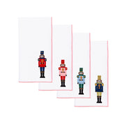 White Nazaré napkins with nutcracker embroidery - Torres Novas