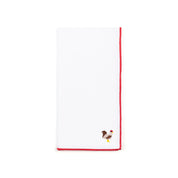 White Nazaré napkins with farm embroidery - Torres Novas