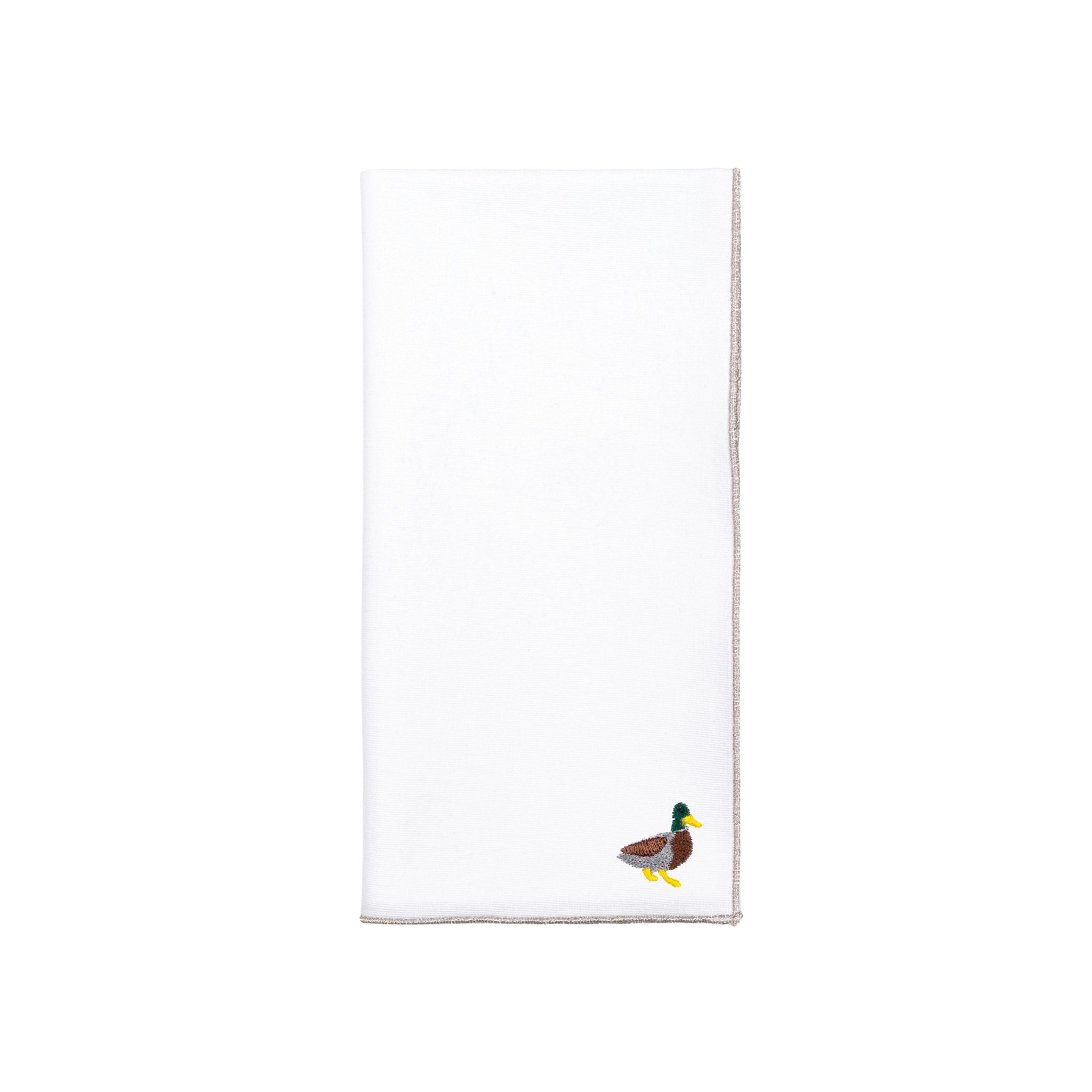 White Nazaré napkins with farm embroidery - Torres Novas