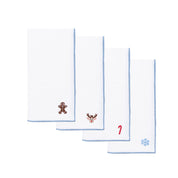White Nazaré napkins with small christmas embroidery - Torres Novas