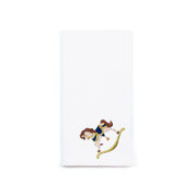 White Nazaré napkins with horse embroidery - Torres Novas
