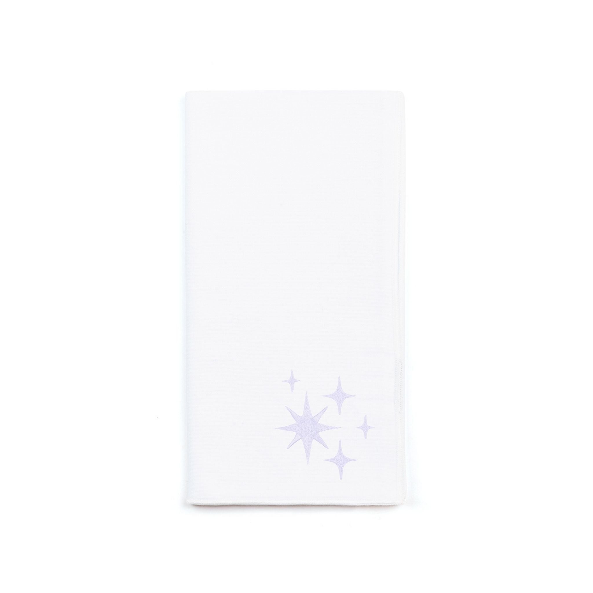White Nazaré napkins with stars embroidery - Torres Novas