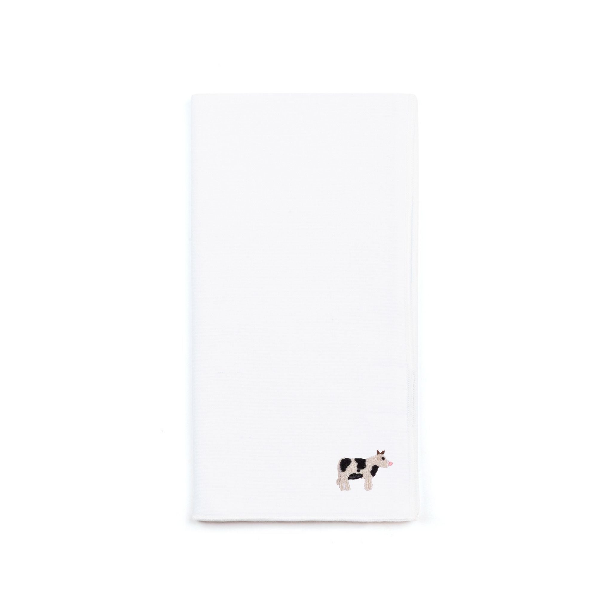 White Nazaré napkins with farm embroidery - Torres Novas