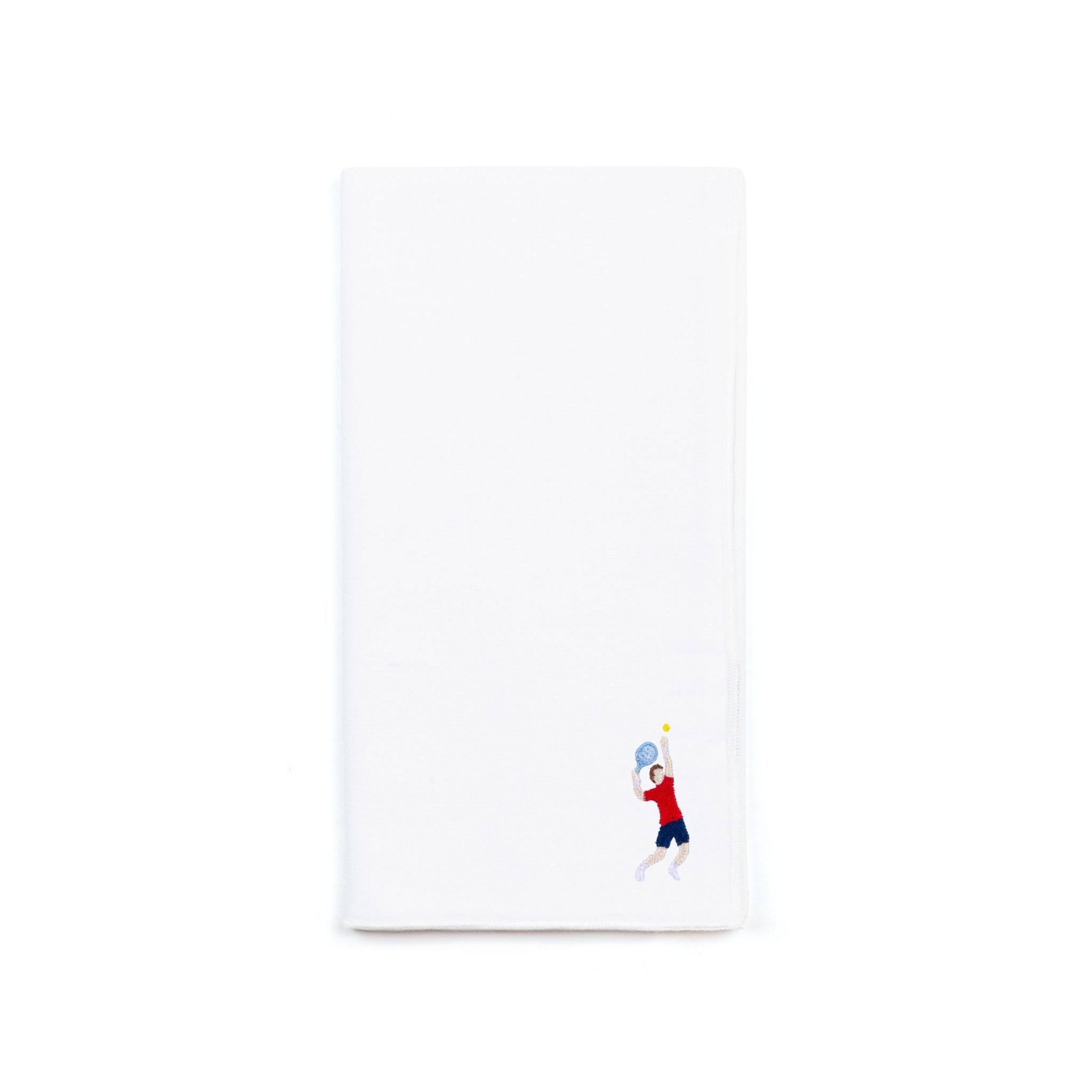 White Nazaré napkins with retro embroidery - Torres Novas